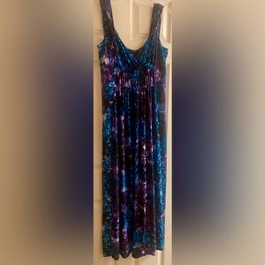 LDS SIZE L MAXI DRESS W/ WIDE STRAPS FROM CHAPS IN LIKE NEW CONDITION!!!